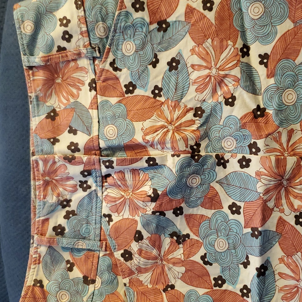 Ann Taylor Loft floral cotton mini skirt size 0 - Picture 2 of 9